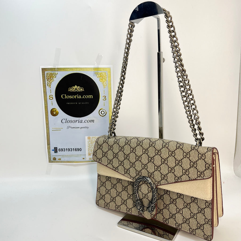 GUCCI DIONYSUS (MEDIUM SIZE BEIGE (28x17)
