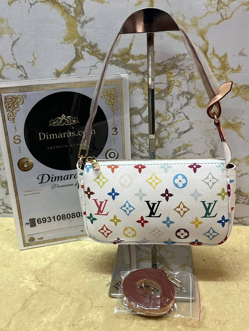 Louıs Vuıtton Pochette monogram colour full