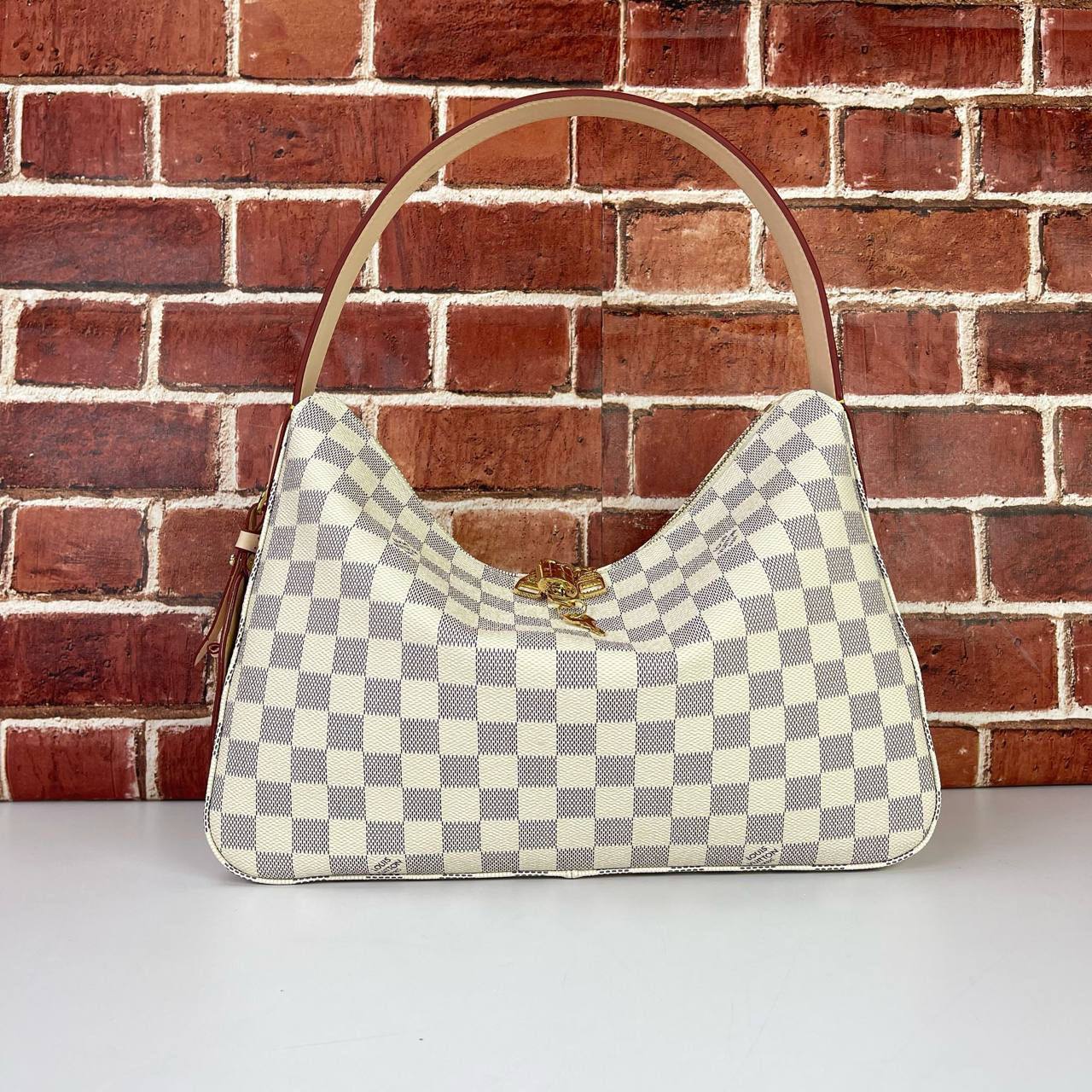 Louis Vuitton slouchy mm bag  damier beige (33cm x 22cm)