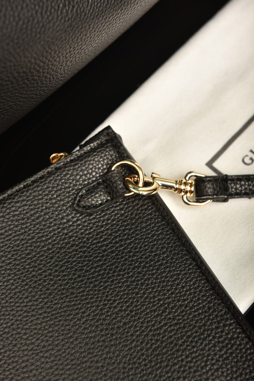 Gucci softbit maxi shoulder bag black (46cm x 26cm)