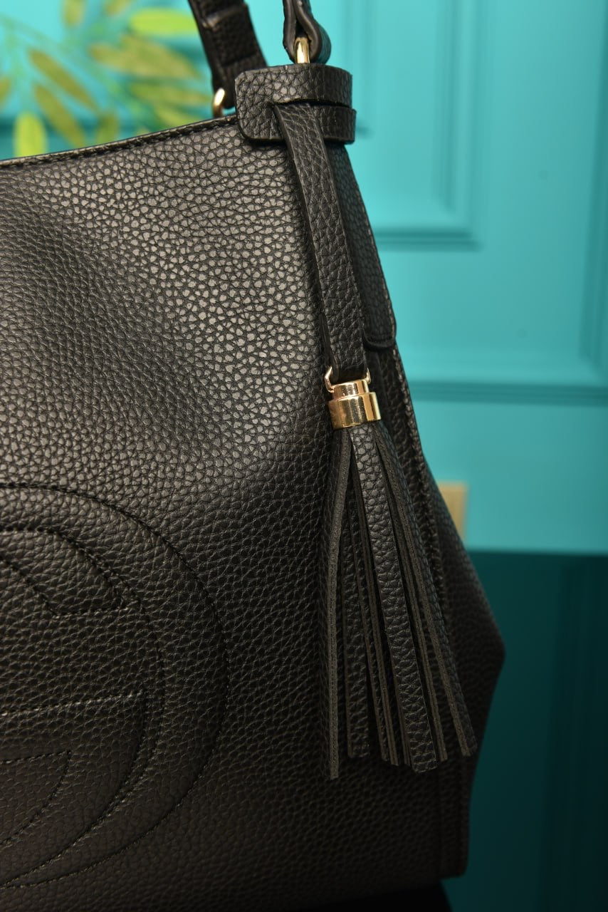 Gucci soho shoulder bag Black (35 cmX29cmx17cm)