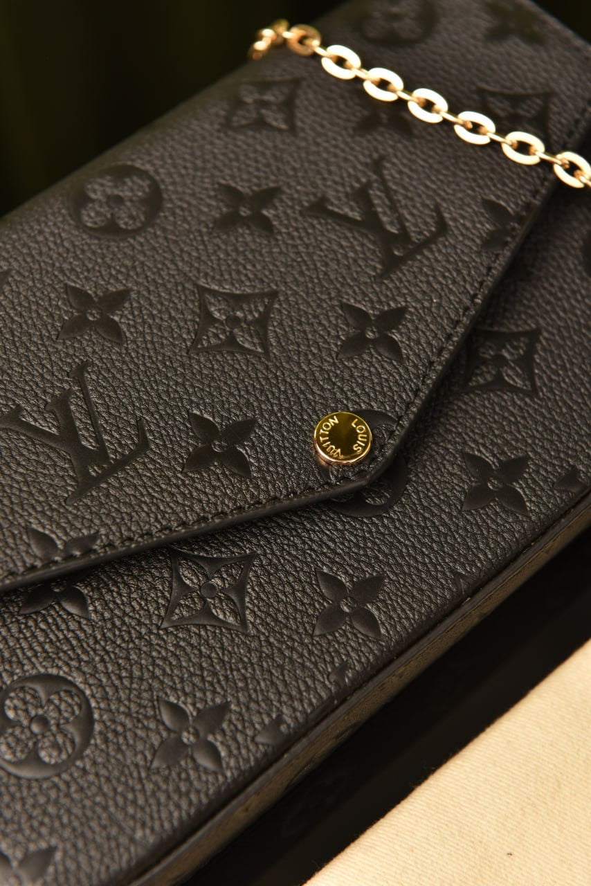 LV Felicie Pochette black monogram(21cm x 12cm)