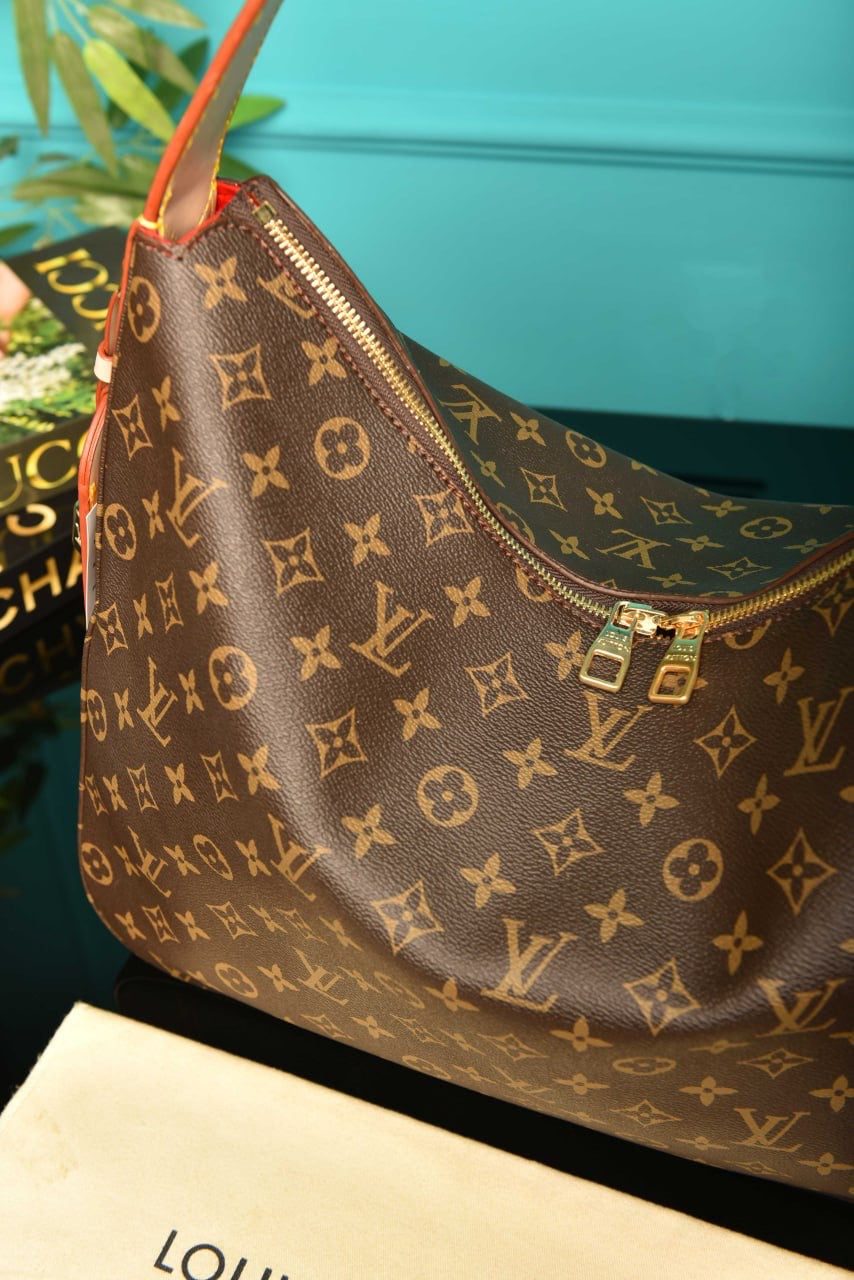 LV slouchy mm bag  monogram brown large size (40cm x 29cm) (Copy)