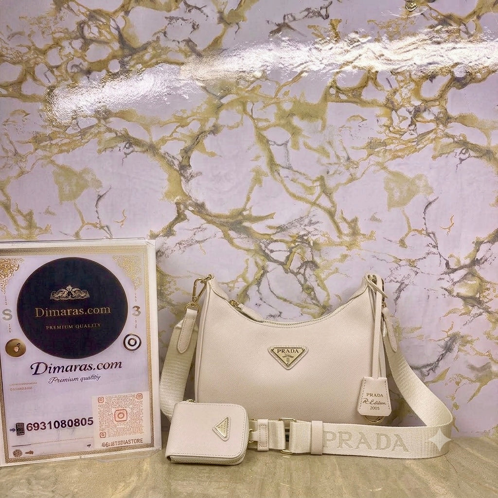 Prada re-edition 2005 beige(22cm x 18cm)