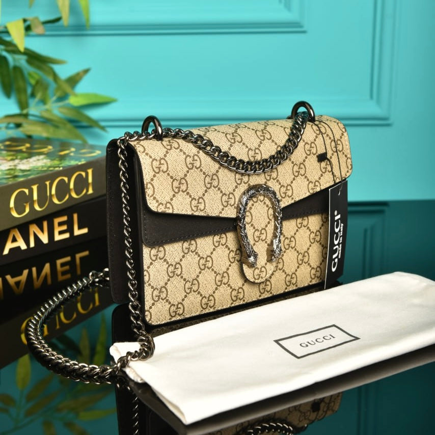 GUCCI DIONYSUS (MEDIUM SIZE BLACK (28x17)