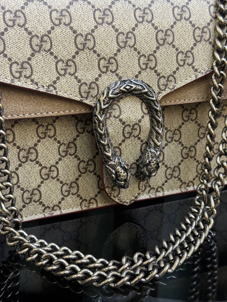 GUCCI DIONYSUS (MEDIUM SIZE BROWN(28x17)