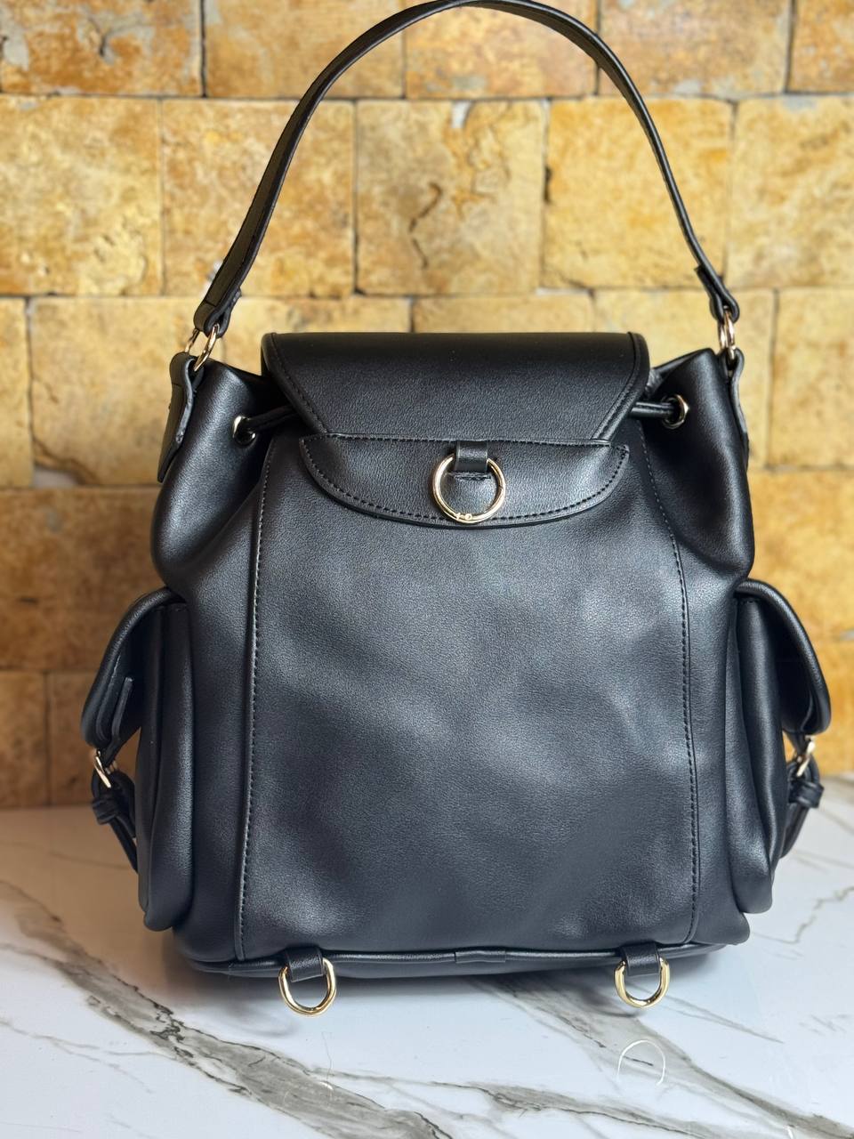 MIU MIU BACKPACK BEIGE GREY (Small Size 30x26)