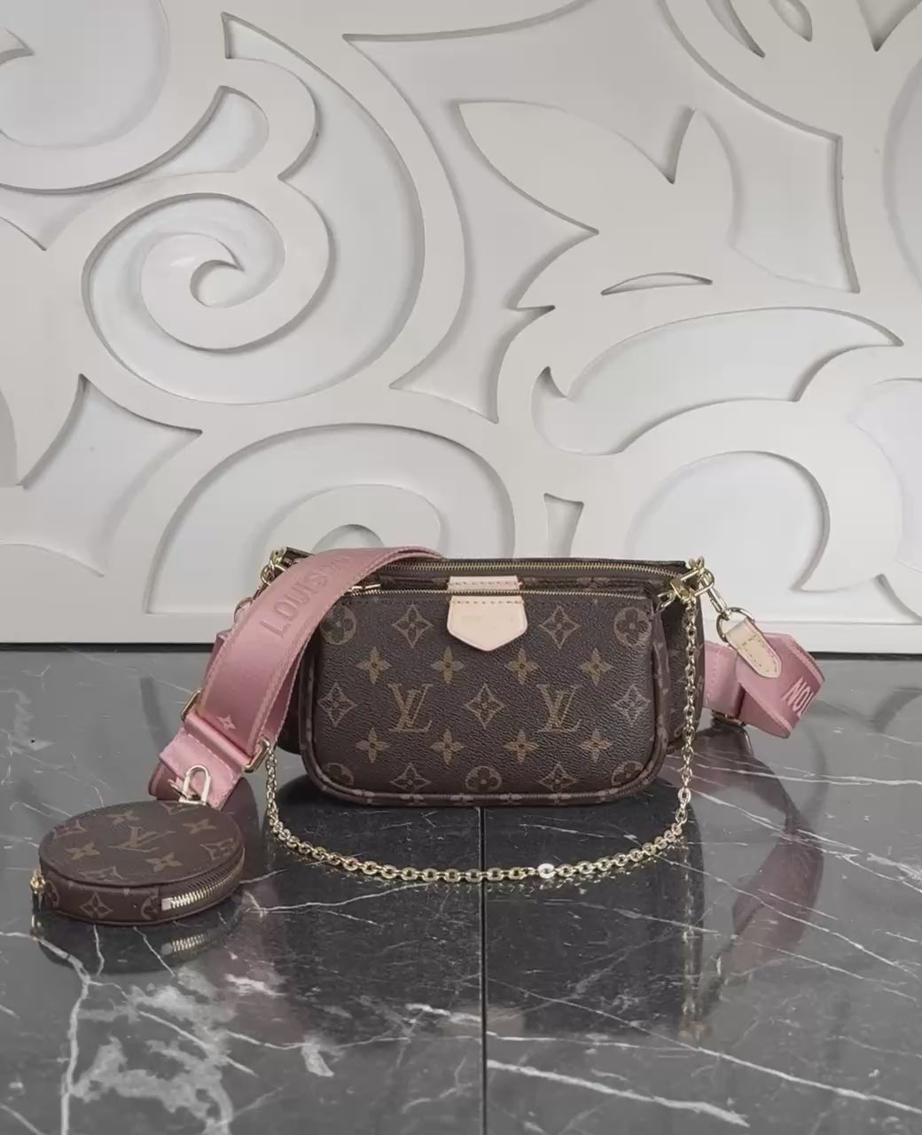 LV MULTI PINK(23cm x 15cm)