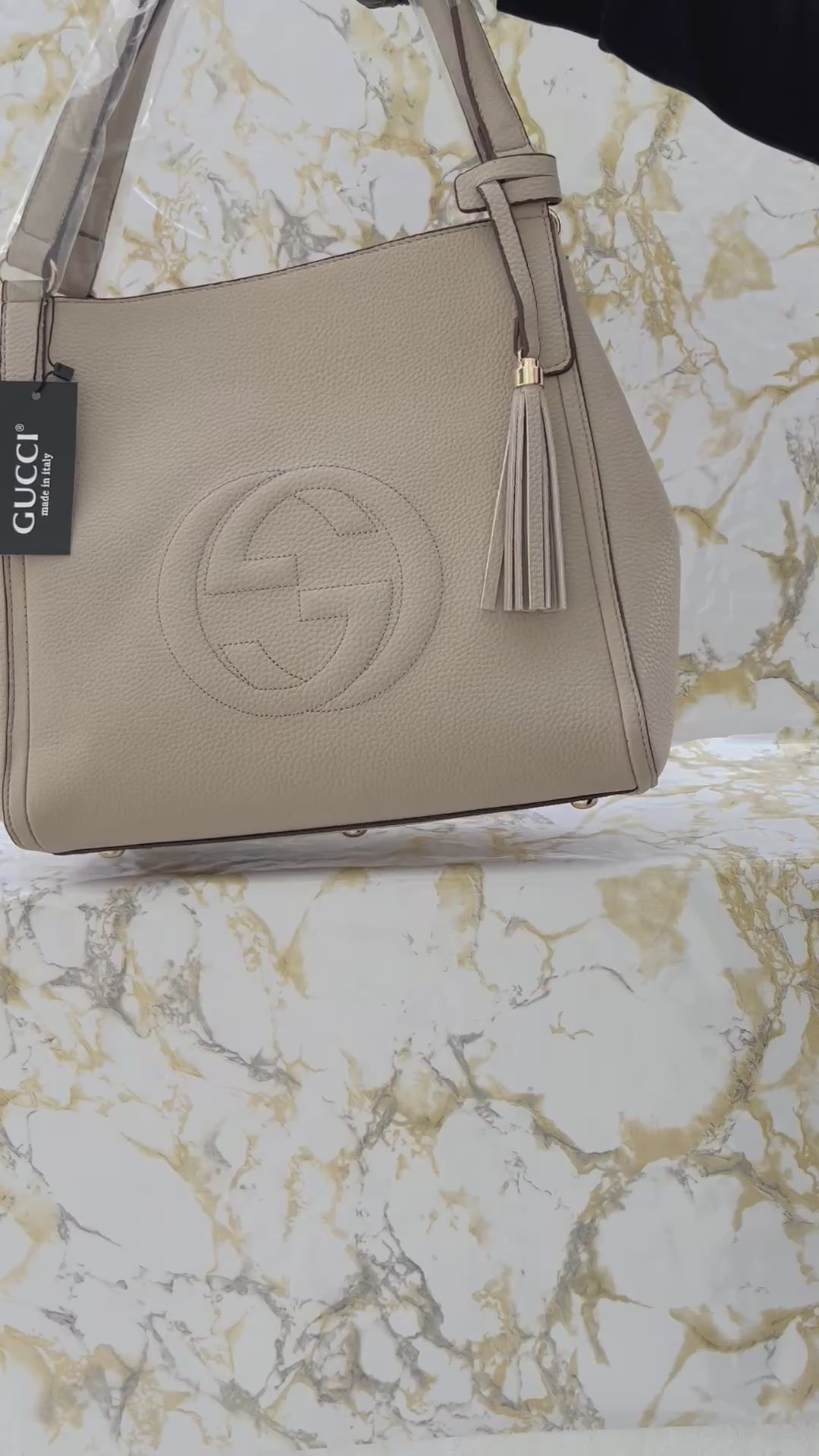 GG soho shoulder bag Beige (35 cmX29cmx17cm)