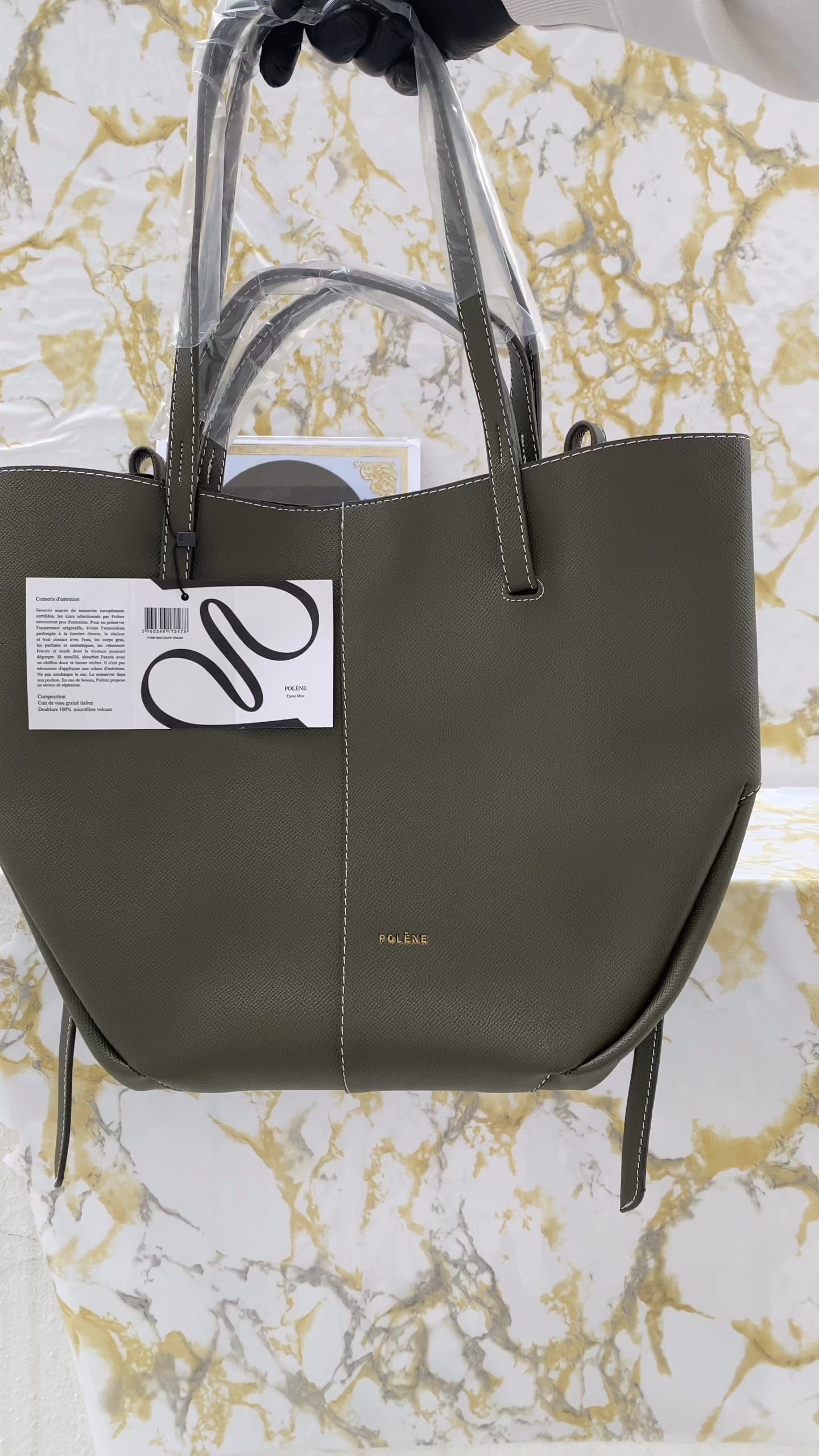 POLENE CYME XAKI (42cm x 24cm)