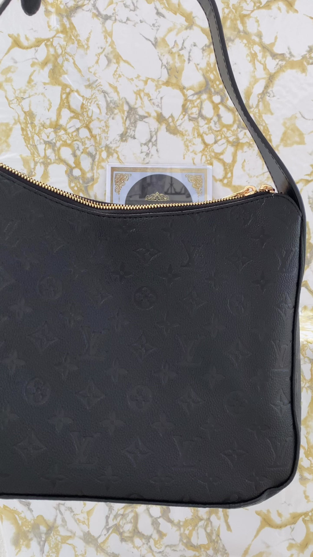 Louis Vuitton slouchy mm bag  monogram black medium (33cm x 22cm)