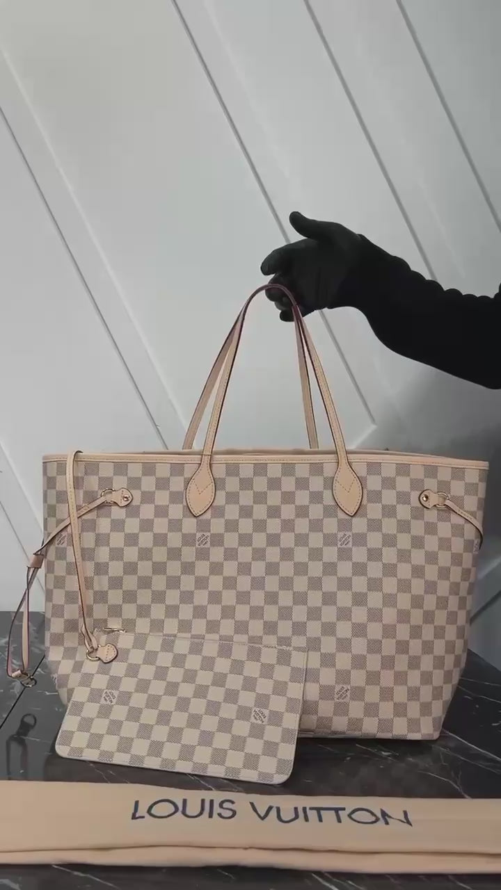 LV NEVERFULL DAMIER (Large size 47x27)