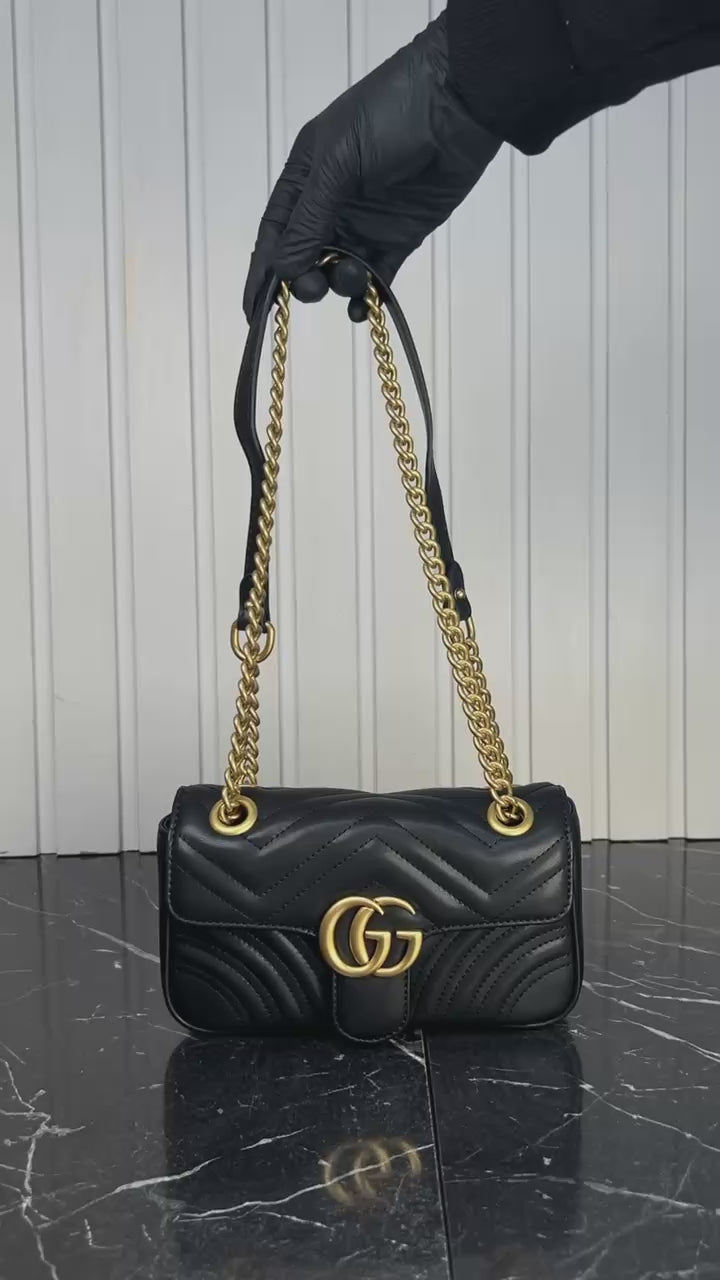 GG MARMONT BLACK(18cm x 13cm)