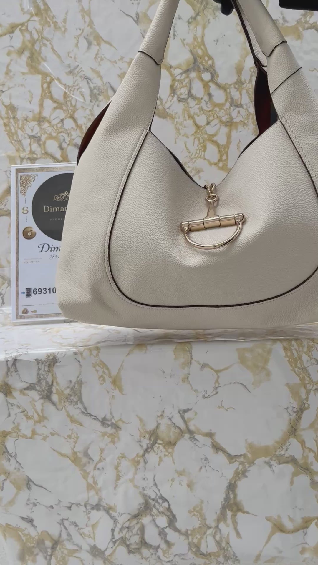 Gucci softbit maxi shoulder bag crem (46cm x 26cm)