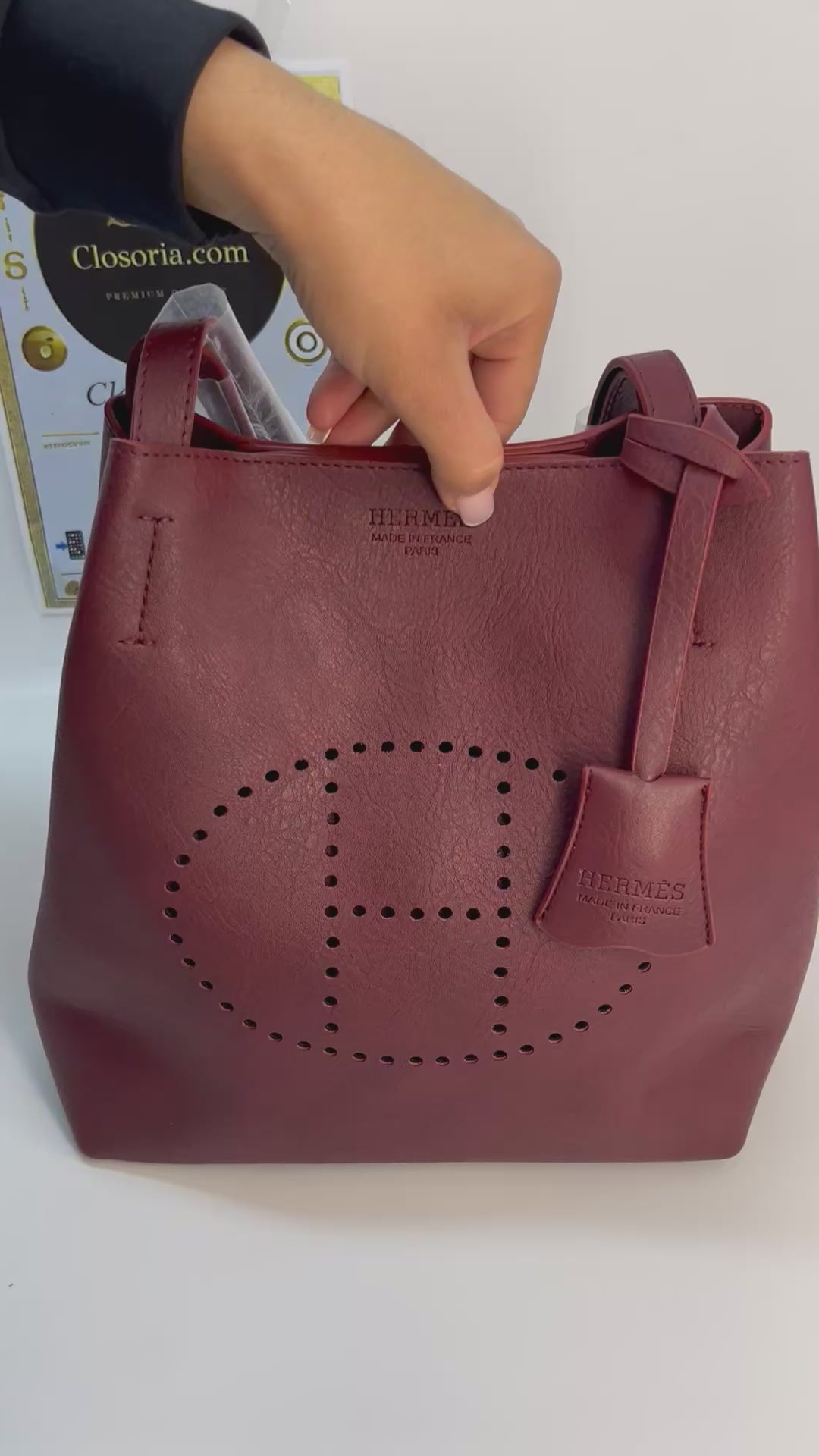 HERMES BORDAEUX(30cm x 27cm)