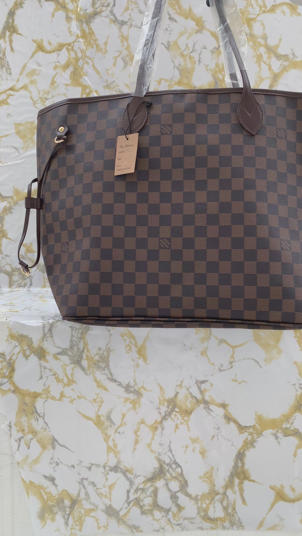 LV NEVERFULL DAMIER (Large size 47x27)