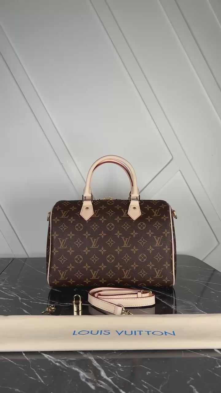 LV Speedy Bandoulliere  monogram  (25cm x 17cm)