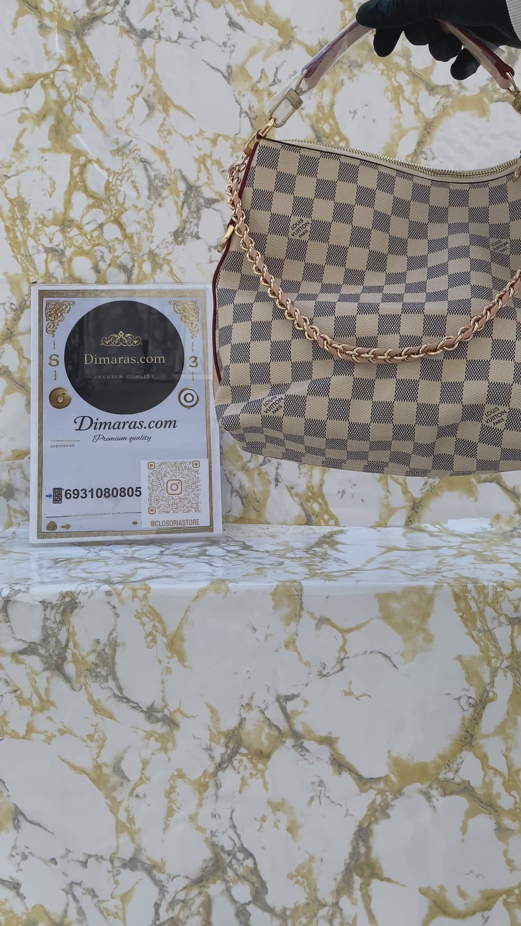Louis Vuitton multipass damier (27cm x 25cm)