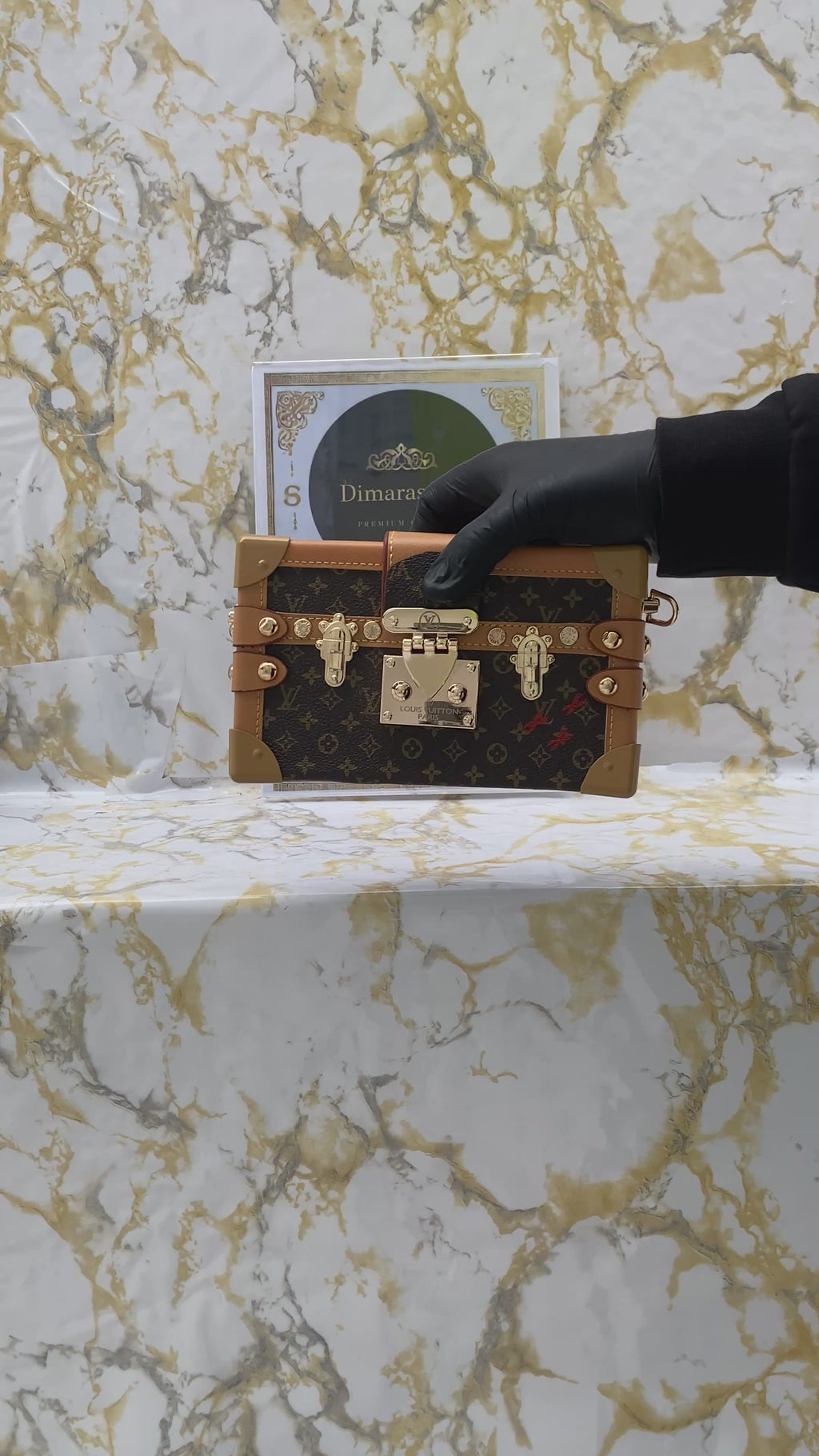 Lv Petite Malle monogram brown (13cm x 20cm)