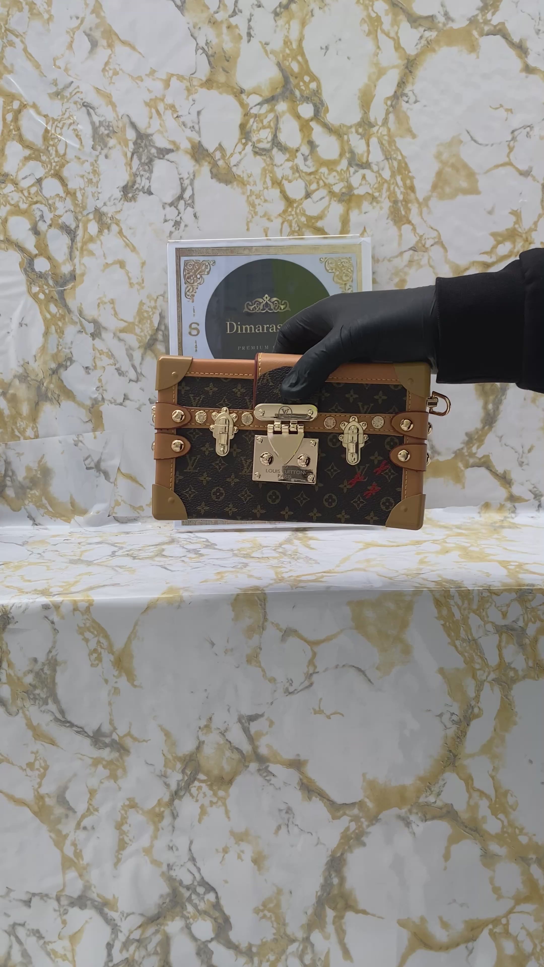 Lv Petite Malle monogram brown (13cm x 20cm)