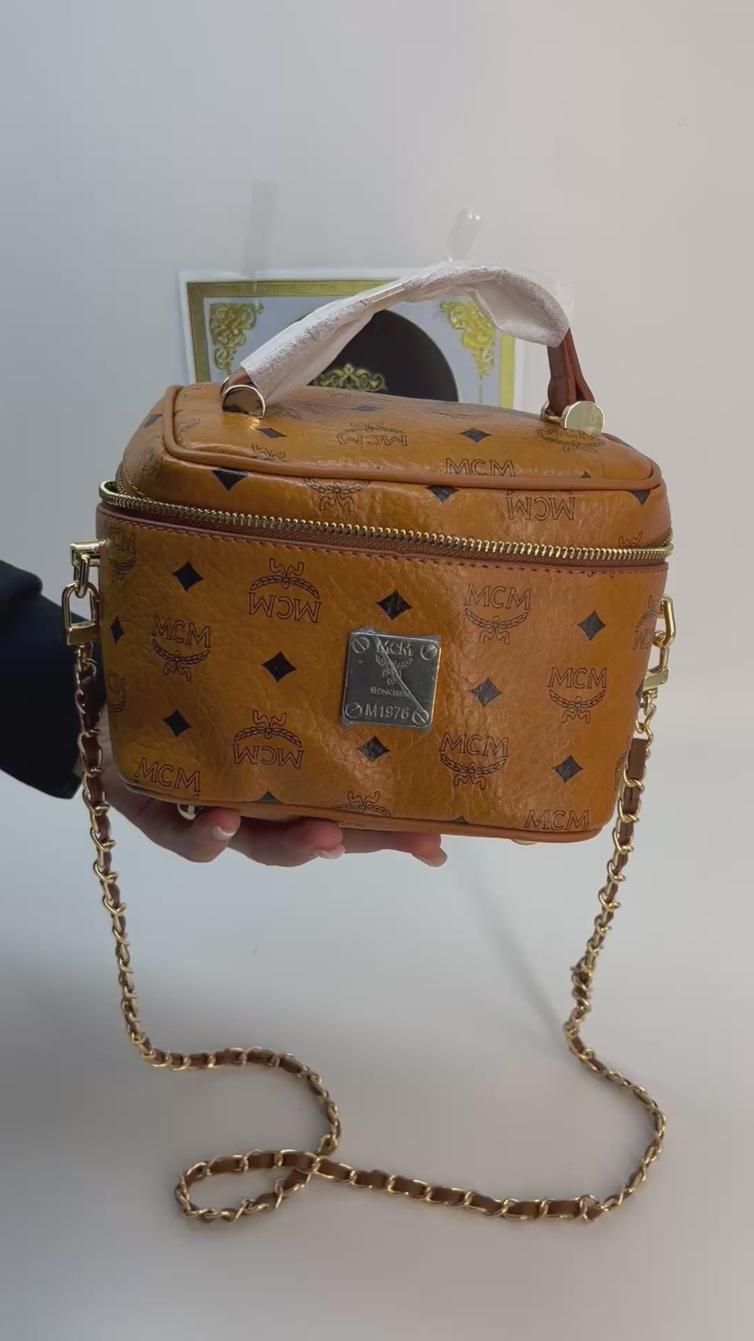 MCM VANITY CASE(23cmx19cm)