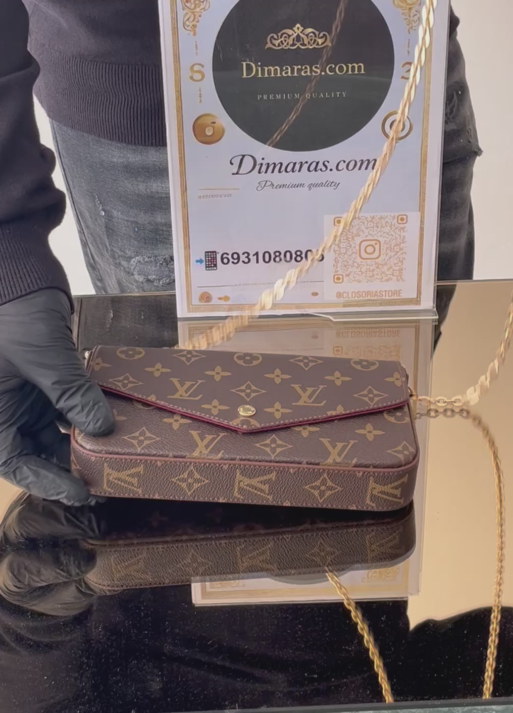 LV Felicie Pochette monogram(21cm x 12cm)