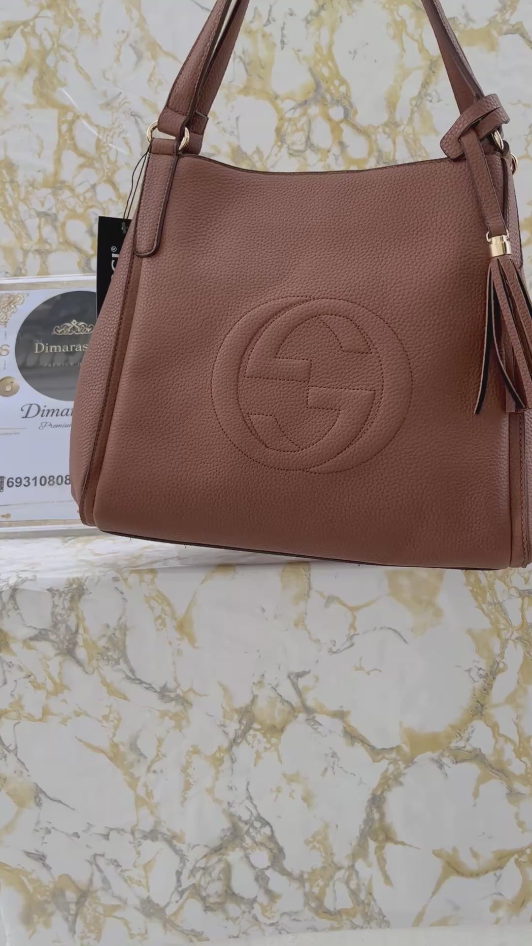 Gucci soho shoulder bag Ταμπά (35χ29χ17)